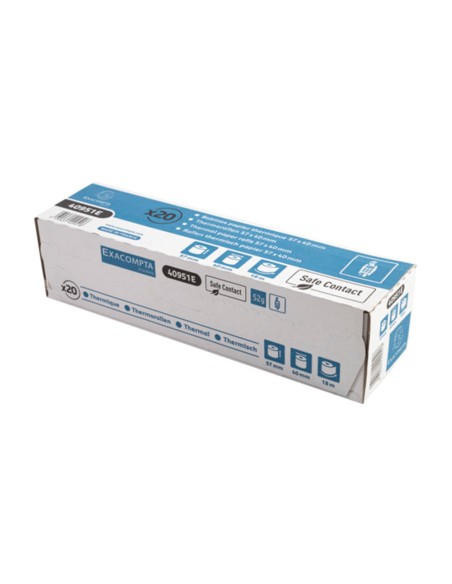 Rollo sumadora exacompta safe contact termico 57 mm x 40 mm 52 g m2