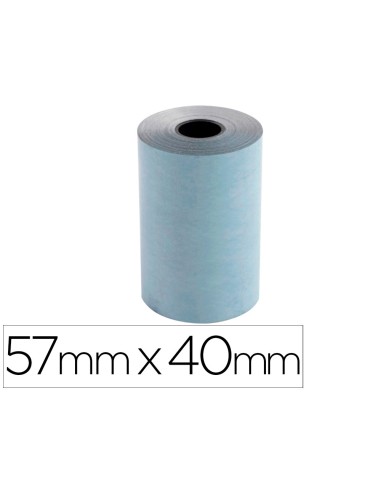 Rollo sumadora exacompta safe contact termico 57 mm x 40 mm 52 g m2