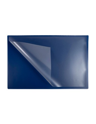 Vade sobremesa exacompta clean safe polipropileno azul 585x385 mm