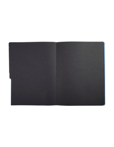 Carpeta exacompta clean safe clasificadora 12 departamentos din a4 con gomas carton azul