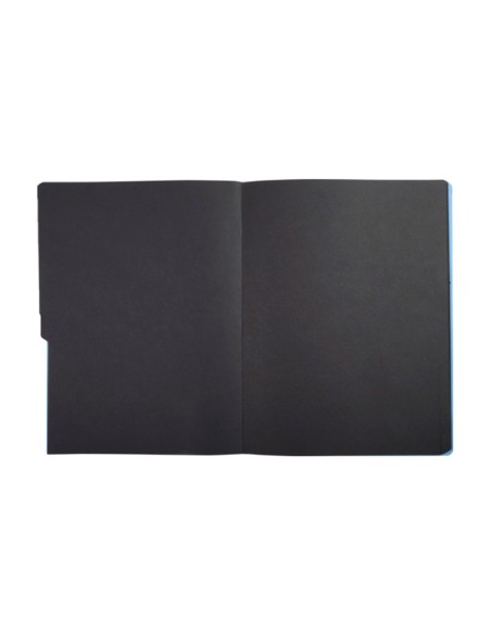 Carpeta exacompta clean safe clasificadora 12 departamentos din a4 con gomas carton azul