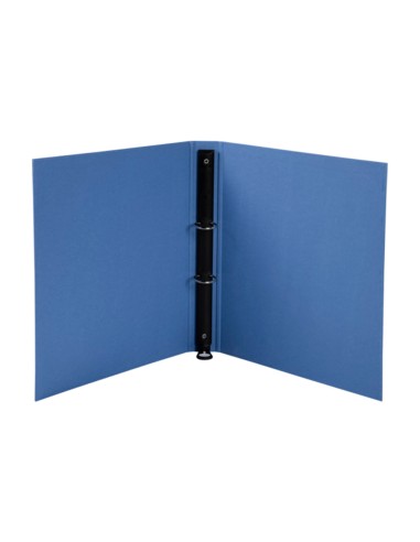 Carpeta de 2 anillas 30 mm redondas exacompta clean safe din a4 carton forrado azul