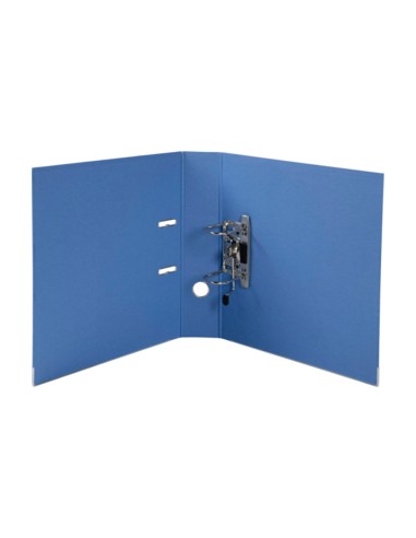 Archivador de palanca exacompta prem touch clean safe carton forrado din a4 lomo 70 mm azul