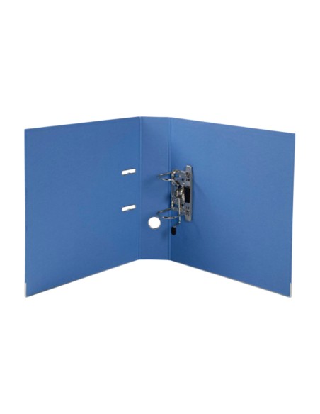 Archivador de palanca exacompta prem touch clean safe carton forrado din a4 lomo 70 mm azul