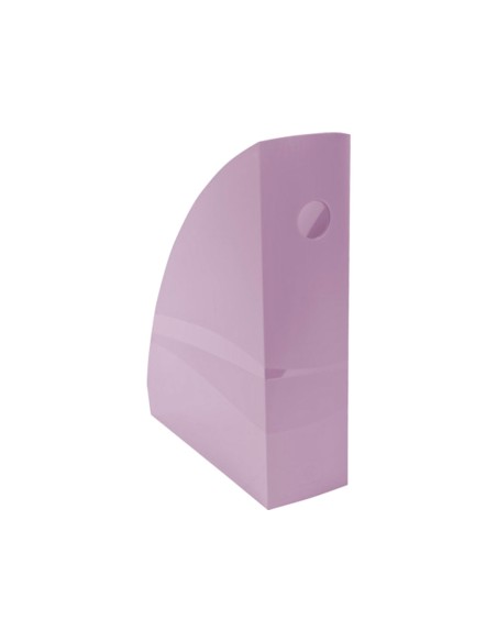Revistero exacompta aquarel mag cube malva pastel 266x328x305 mm