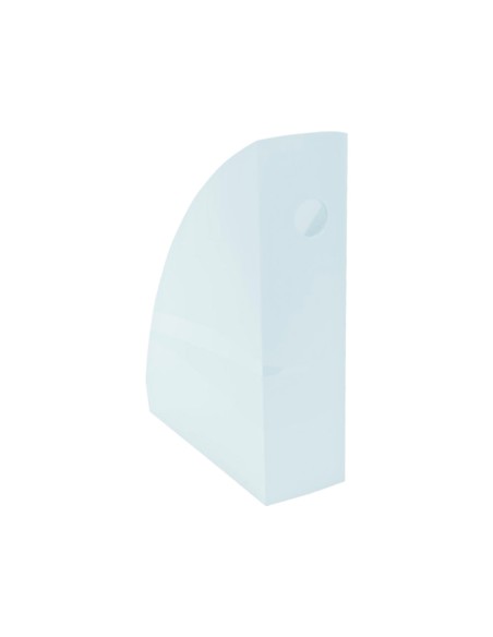 Revistero exacompta aquarel mag cube azul pastel 266x328x305 mm