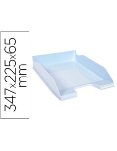 Bandeja sobremesa exacompta aquarel combo midi azul pastel 347x255x65 mm