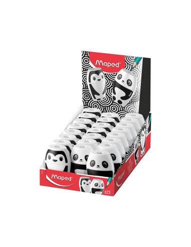 Sacapuntas maped plastico shaker fancy 1 uso con deposito