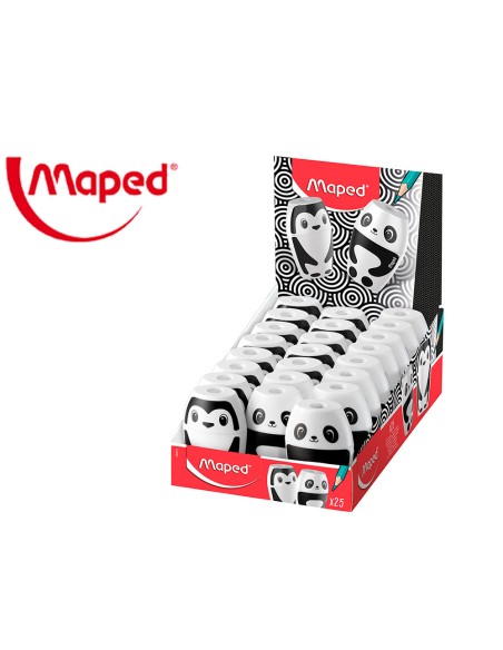 Sacapuntas maped plastico shaker fancy 1 uso con deposito