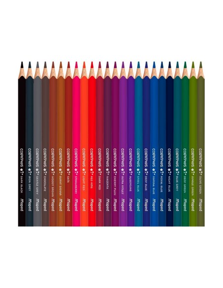 Lapices de colores maped color peps star caja de 72 colores surtidos