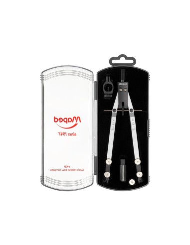 Compas maped tecnico con bigotera con alargador 5 piezas