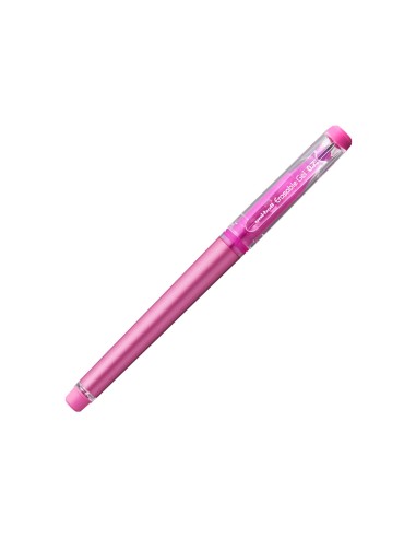 Rotulador uni ball roller uf 222 tinta gel borrable 07 mm rosa
