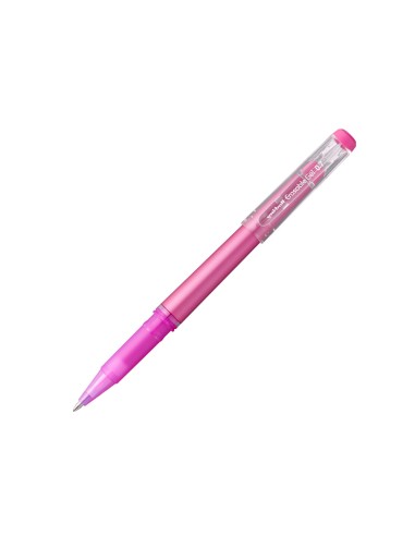 Rotulador uni ball roller uf 222 tinta gel borrable 07 mm rosa