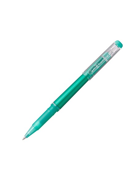 Rotulador uni ball roller uf 222 tinta gel borrable 07 mm verde