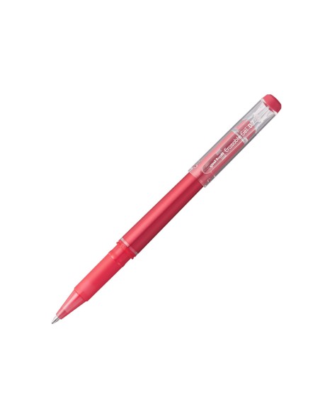 Rotulador uni ball roller uf 222 tinta gel borrable 07 mm rojo