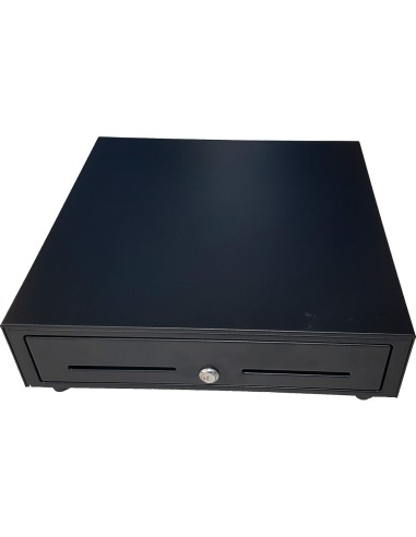 Cajon portamonedas 8 monederos 4 billeteros apertura electrica negro 410x415x110 mm