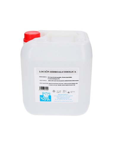 Gel hidroalcoholico para manos limpia y desinfecta sin aclarado garrafa 5 litros