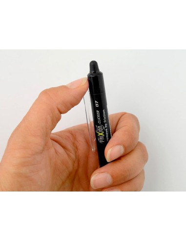 Boligrafo pilot frixion clicker borrable 07 mm punta media negro en blister