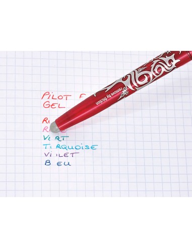 Boligrafo pilot frixion ball borrable 07 mm punta media rojo en blister