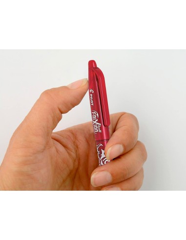 Boligrafo pilot frixion ball borrable 07 mm punta media rojo en blister