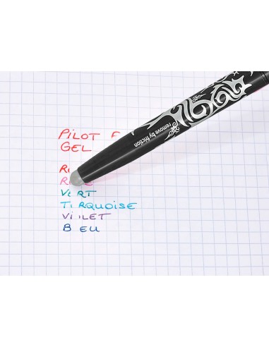 Boligrafo pilot frixion ball borrable 07 mm punta media negro en blister