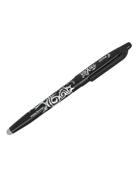 Boligrafo pilot frixion ball borrable 07 mm punta media negro en blister