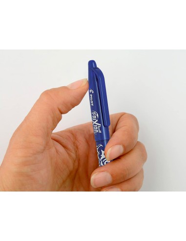 Boligrafo pilot frixion ball borrable 07 mm punta media azul en blister