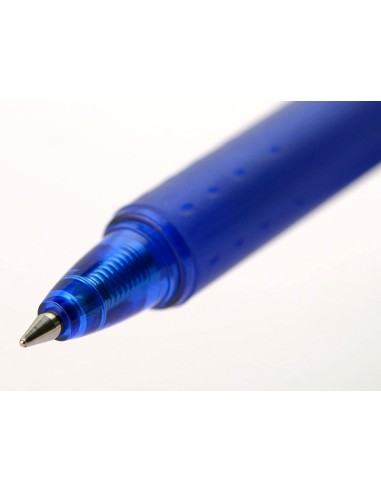 Boligrafo pilot frixion ball borrable 07 mm punta media azul en blister