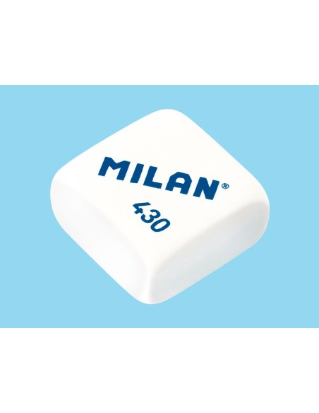 Sacapuntas milan collection plastico 2 usos 4 gomas de borrar 430