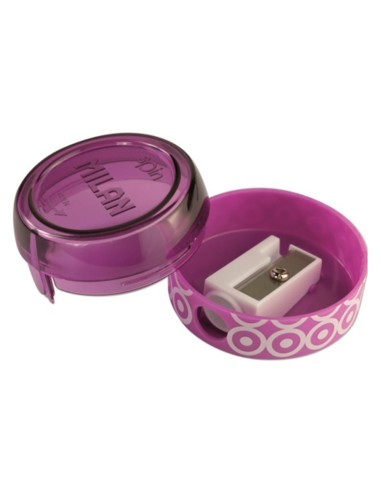 Sacapuntas milan spin plastico 1 uso 4 gomas de borrar 430