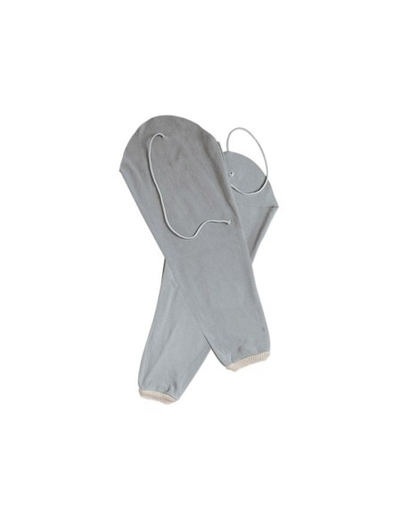 Manguito para soldador faru cuero al cromo puno elastico y cordon sujecion superior