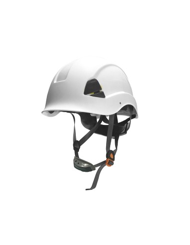 Casco faru abs para trabajos en alturas 6 puntos de anclaje color blanco