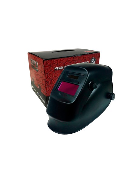 Pantalla de soldador faru electronica 4 9 13 con filtro regulacion exterior 340x230x230 mm