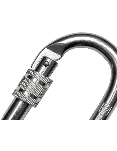 Mosqueton faru acero galvanizado virola 19 mm resistencia 25 kn