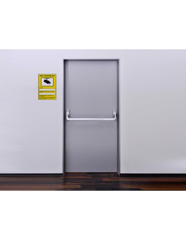 Pictograma archivo 2000 camaras de vigilancia en grabacion las 24 horas pvc amarillo luminiscente 210x297