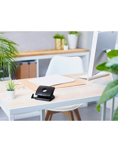 Taladrador novus b220 plastico abs reciclado capacidad 20 hojas color negro