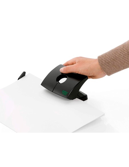 Taladrador novus b220 plastico abs reciclado capacidad 20 hojas color negro Taladrador novus b220 plastico abs reciclado capacidad 20 hojas color negro