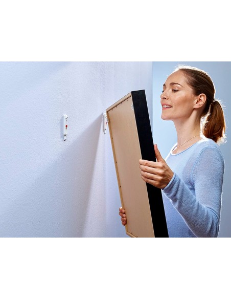 Clavo autoadhesivo tesa sujecion hasta 2 kg uso paredes pintadas removible blister de 2 unidades