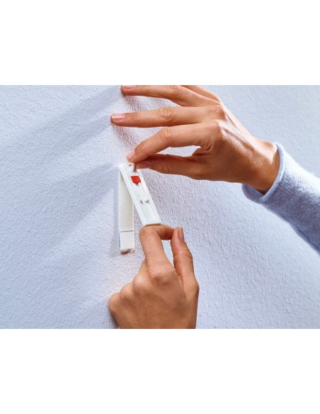 Clavo autoadhesivo tesa sujecion hasta 2 kg uso paredes pintadas removible blister de 2 unidades