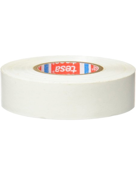Cinta adhesiva aislante tesa 20 mt x 19 mm color blanco