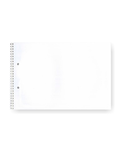 Bloc dibujo sadipal fabriano din a4 espiral 20 hojas 2 taladros 130g m2 grano suave microperforado liso