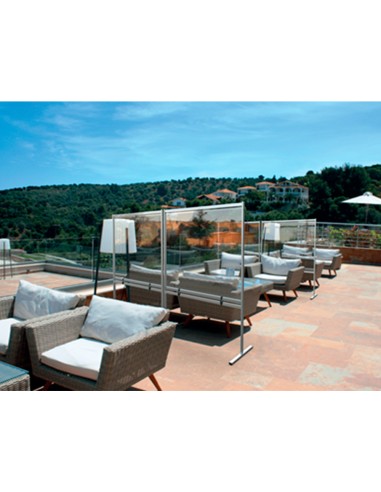 Soporte para baldosa nobo sin peso para pantalla separadora nobo premium plus