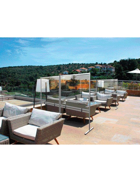 Rueda giratoria nobo para pantalla separadora nobo premium plus pack de 4 unidades