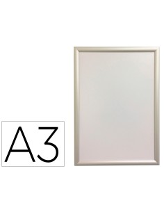 Marco porta anuncios q connect din a3 marco de aluminio 327x45x12 cm