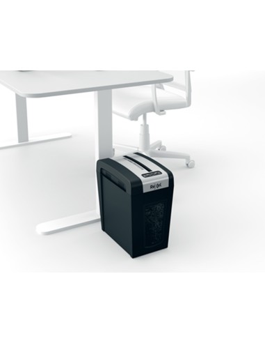 Destructora de documentos rexel secure mc6 sl eu capacidad 6 hojas grapas clips tarjetas y cd 18 l