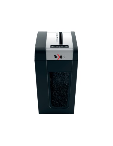 Destructora de documentos rexel secure mc6 sl eu capacidad 6 hojas grapas clips tarjetas y cd 18 l
