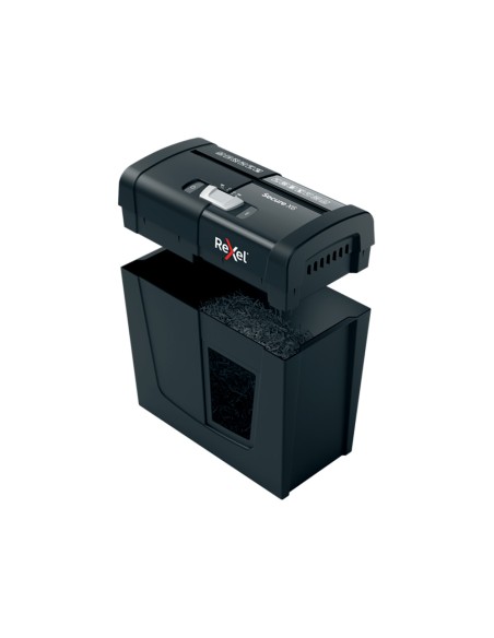 Destructora de documentos rexel secure x6 eu capacidad 6 hojas grapas clips tarjetas y cd