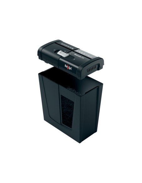 Destructora de documentos rexel secure s5 eu capacidad 5 hojas grapas clips tarjetas y cd papelera 10 l