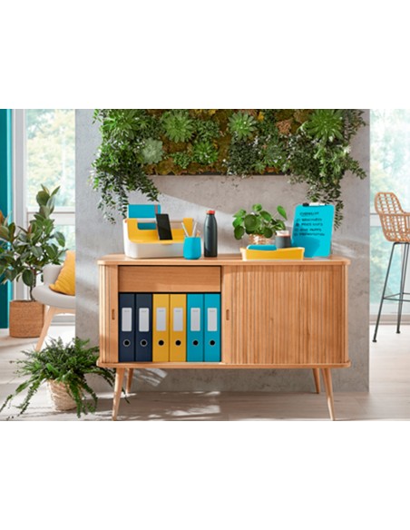 Bandeja sobremesa plastico leitz cosy azul 274x62x391 mm