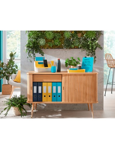 Bandeja sobremesa plastico leitz cosy amarillo 274x62x391mm